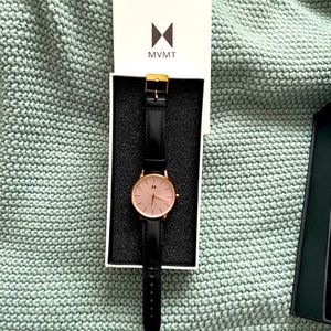 MVMT rose gold watch in gift box